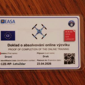 DronPro Laminovaný řidičák na dron