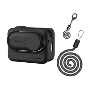 Černý silikonový kryt s poutkem na kameru Insta360 GO 3 + Action Pod 1INST462B
