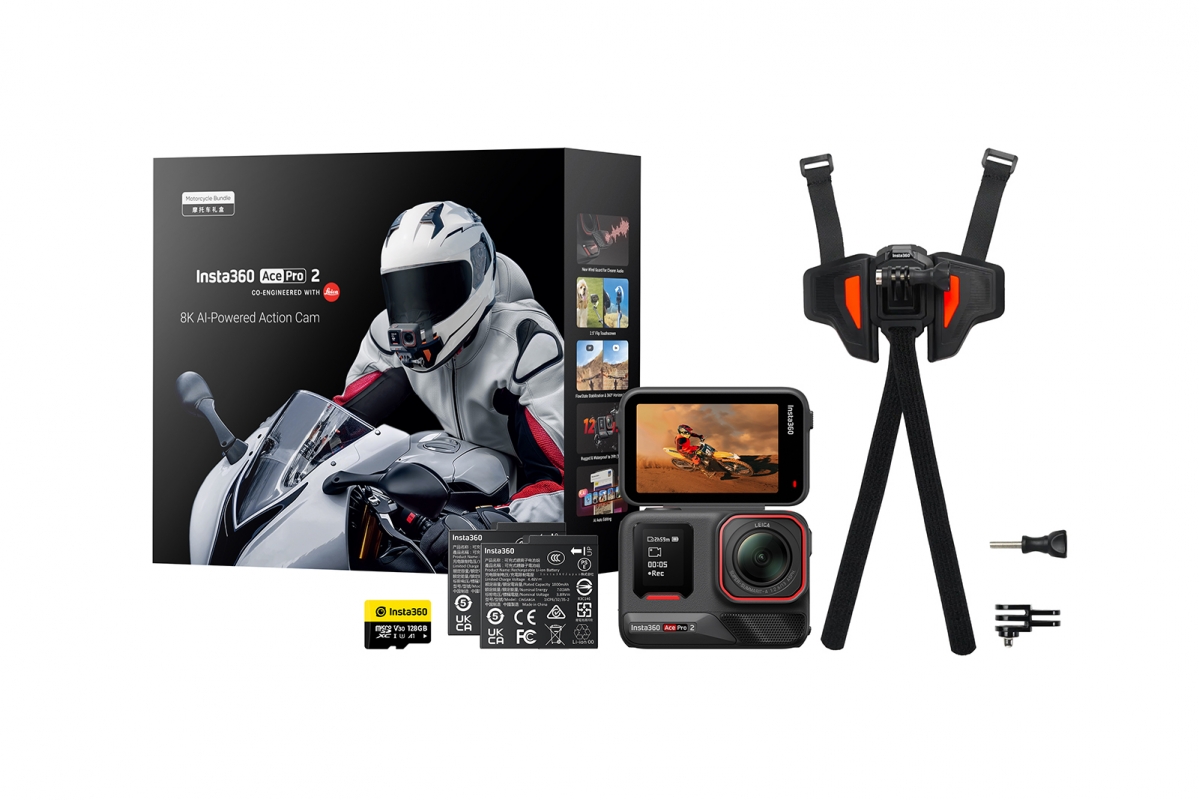 Akční kamera Insta360 Ace Pro 2 + Motorcycle Bundle INST733