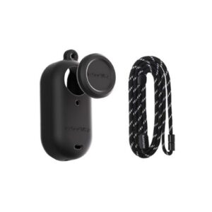 Černý silikonový chránič a kryt objektivu na kameru Insta360 GO 3S 1INST434