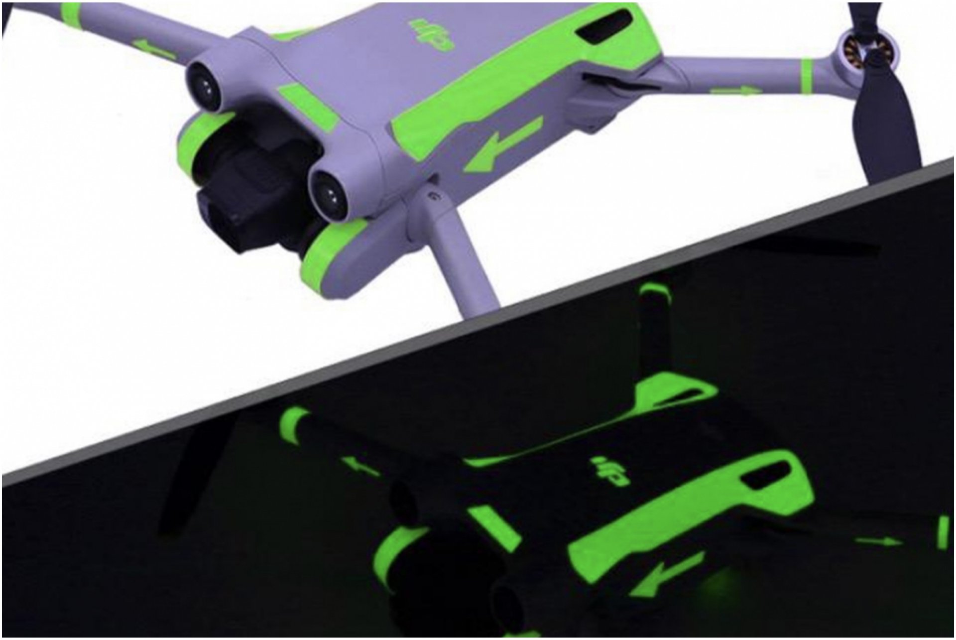 Luminiscenční samolepky na dron DJI Mini 3 Pro 1DJ5252G
