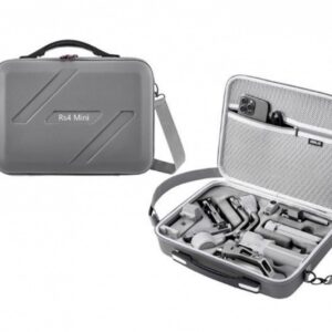 Šedé pouzdro na stabilizátor DJI RS 4 Mini s popruhem přes rameno 1DJ4130