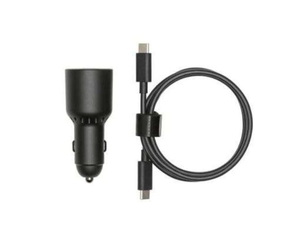 Originální nabíječka do auta DJI 65W Car Charger (USB-C and USB-A) - ROZBALENO